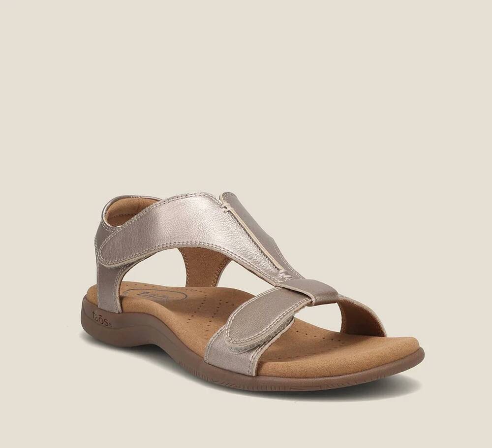 NEW TAOS women's show sandals in champagne